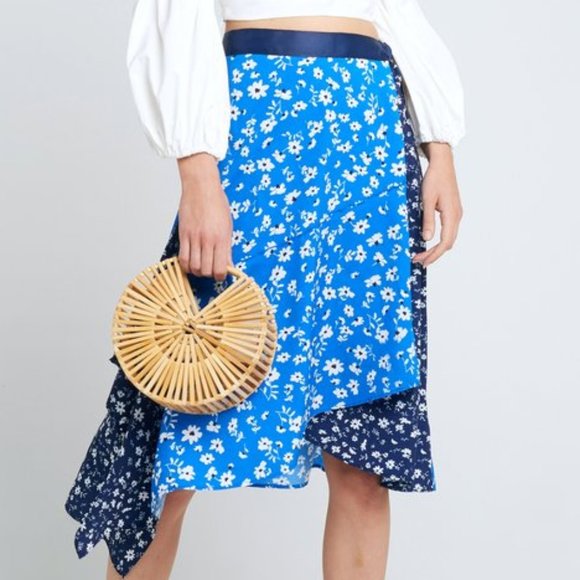 Aqua Dresses & Skirts - NWT Mixed Floral Print Skirt